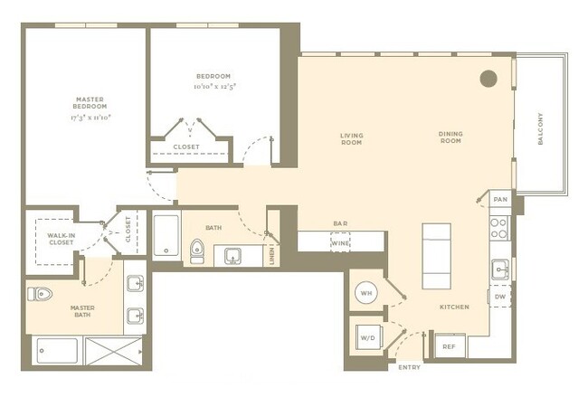 Floorplan - Amaray Las Olas by Windsor