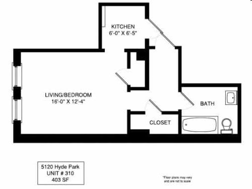 Studio - 5120 S. Hyde Park Boulevard