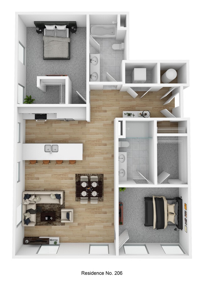 Residence No. 206 - Market and Main-min - Market & Main