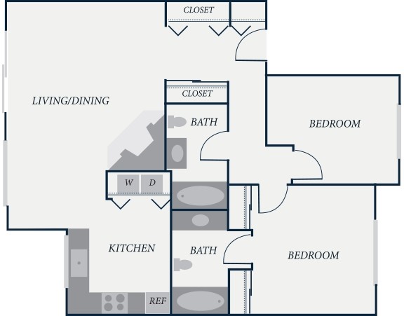 Floorplan - The Row Townhomes