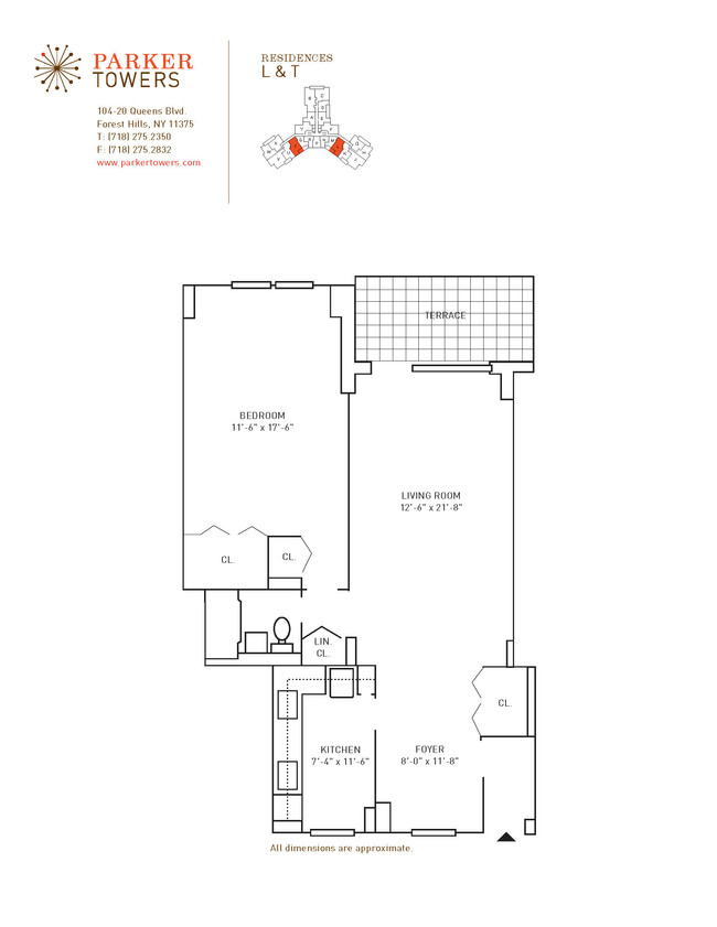 Floorplan - Parker Towers