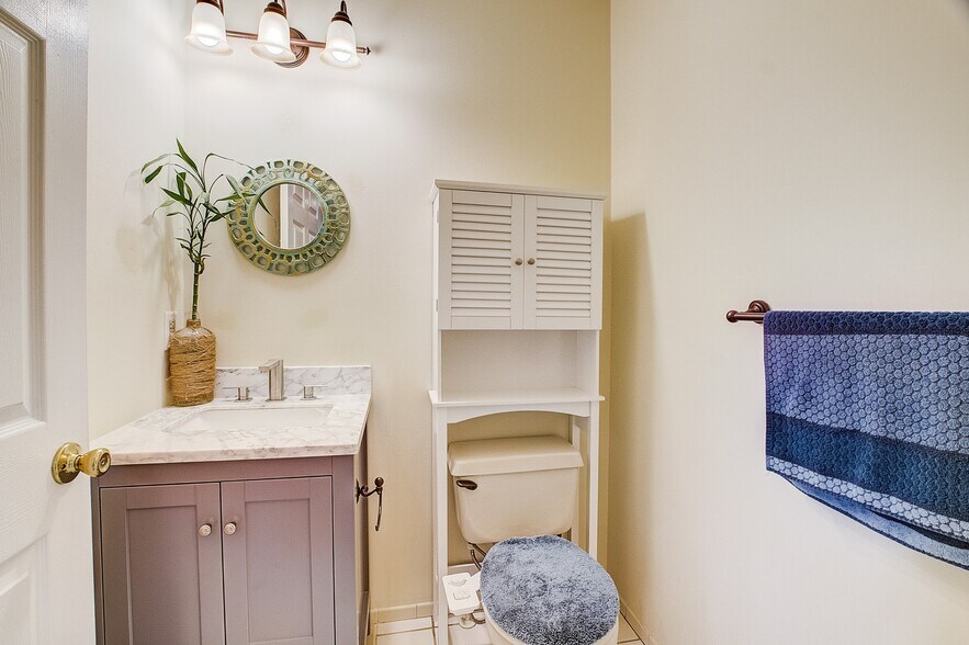 Updated Powder Room - 16 Castle Dr