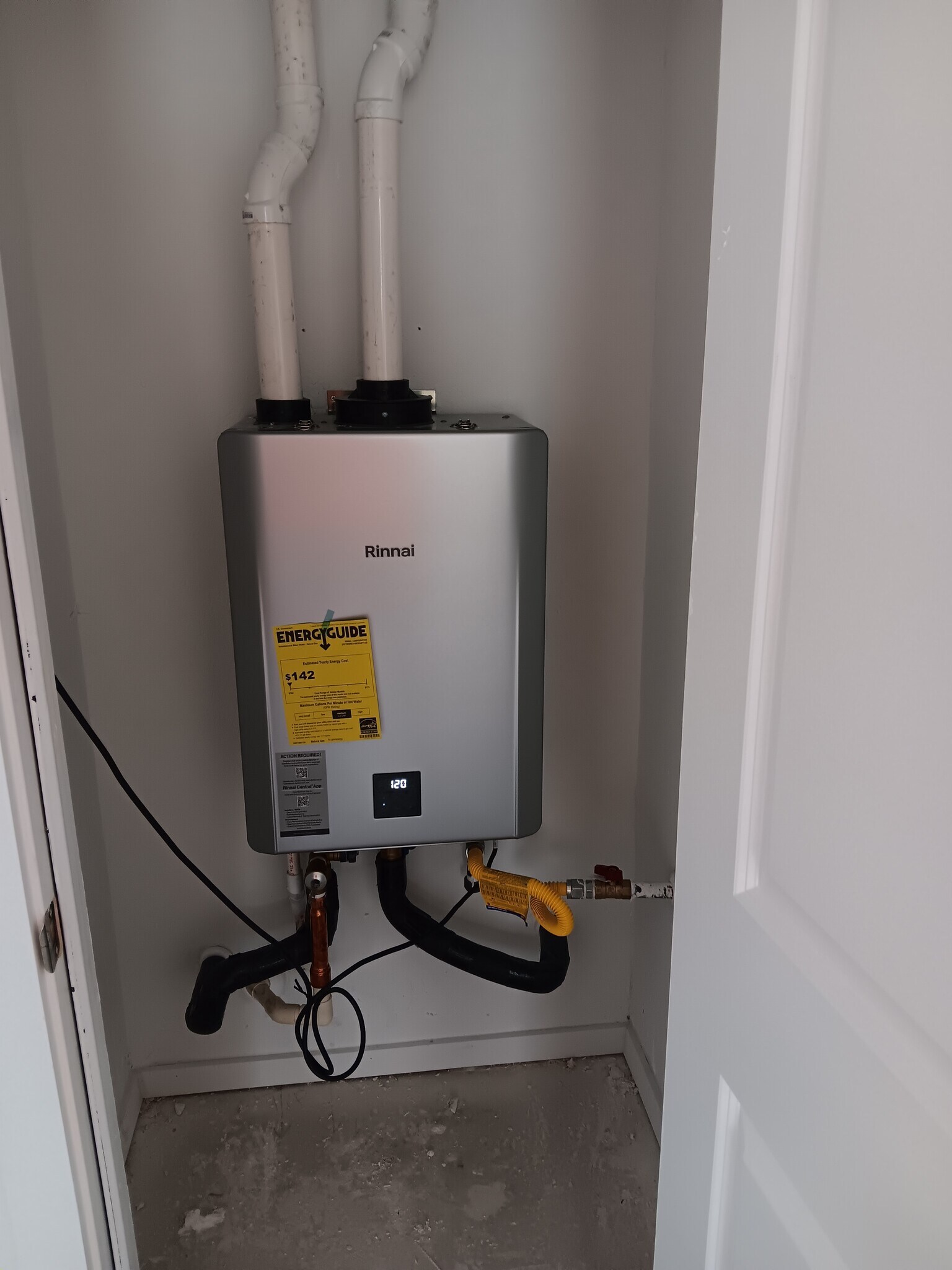 New Tankless Water Heater - 20336 Red Coral