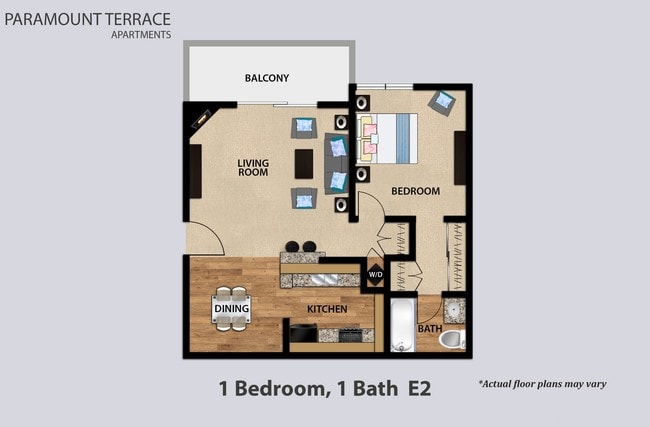 Floorplan - Paramount Terrace Apartments