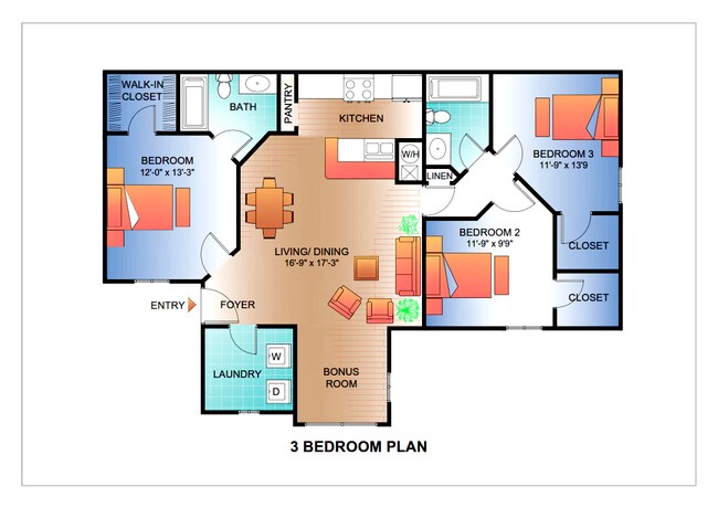 Floorplan - Cricket Club Apartments