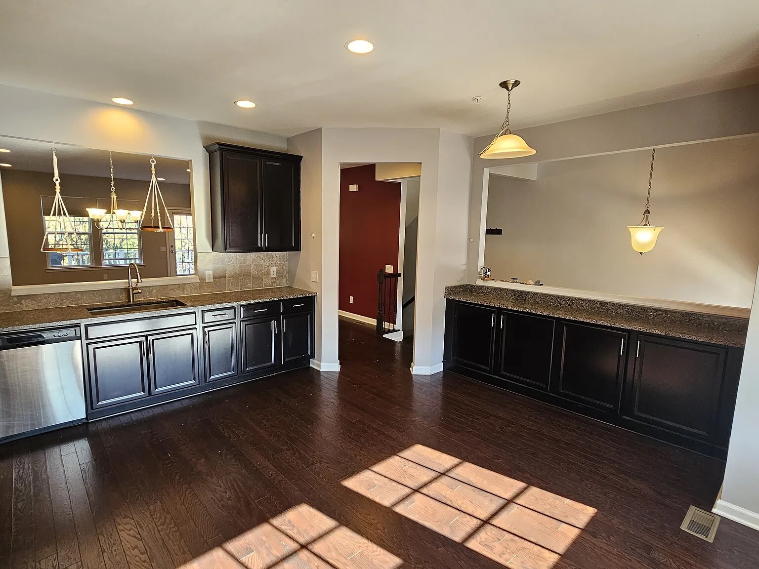 Large kitchen with ample counter space and eat-in versatility—allowing the adjoining living area to - 1736 Beacon Ln