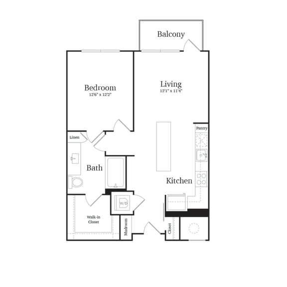 Floorplan - Vance at Bishop Union