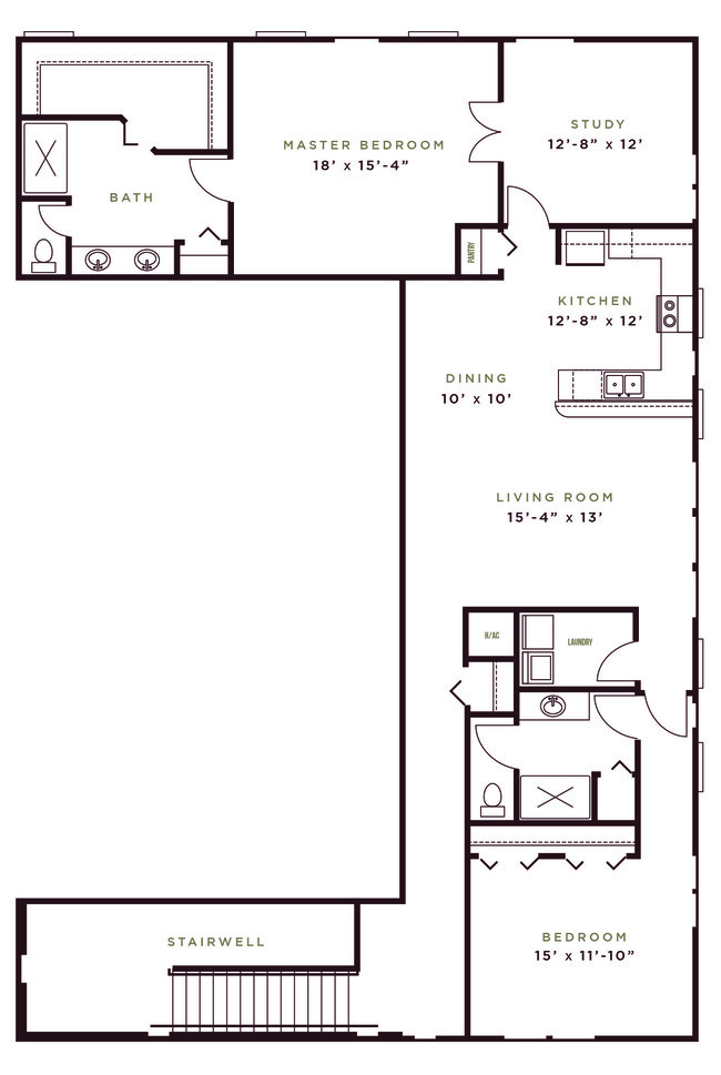 Floorplan - Tower 24 Apartments