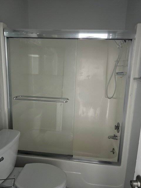 new shower door - 1634 Stickney Point Rd