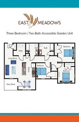 Floorplan - East Meadows Apartments