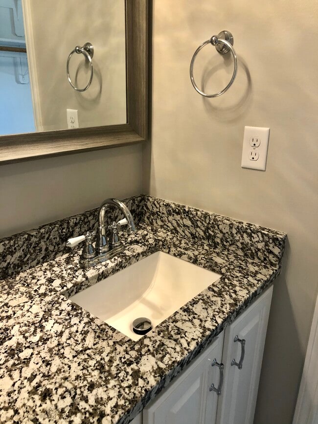 double granite vanity - 230 Heritage Ln