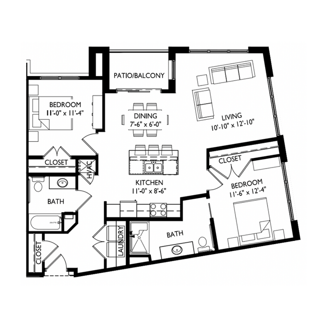 Floorplan - The Madisonian Senior Apartments