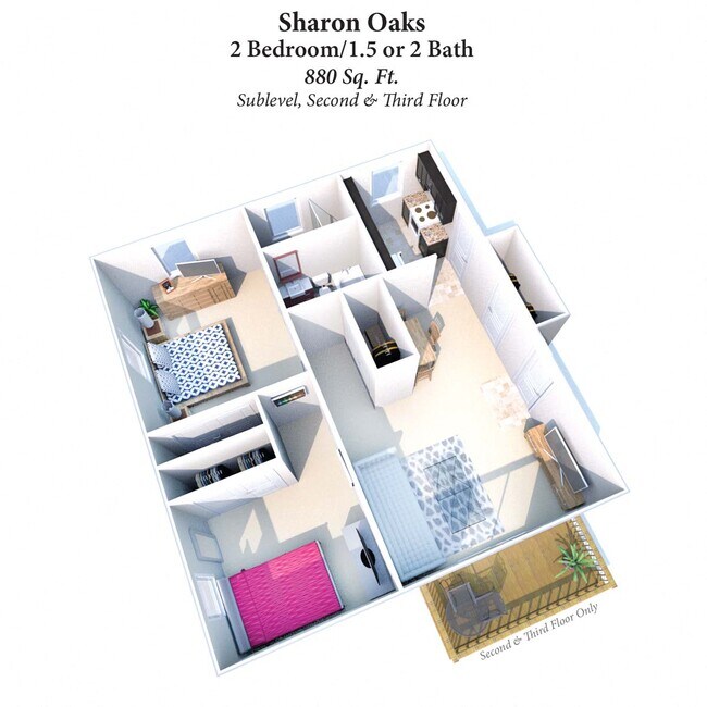 Floorplan - Forest Park Apartments