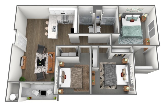 Floorplan - Parc Ridge Apartments