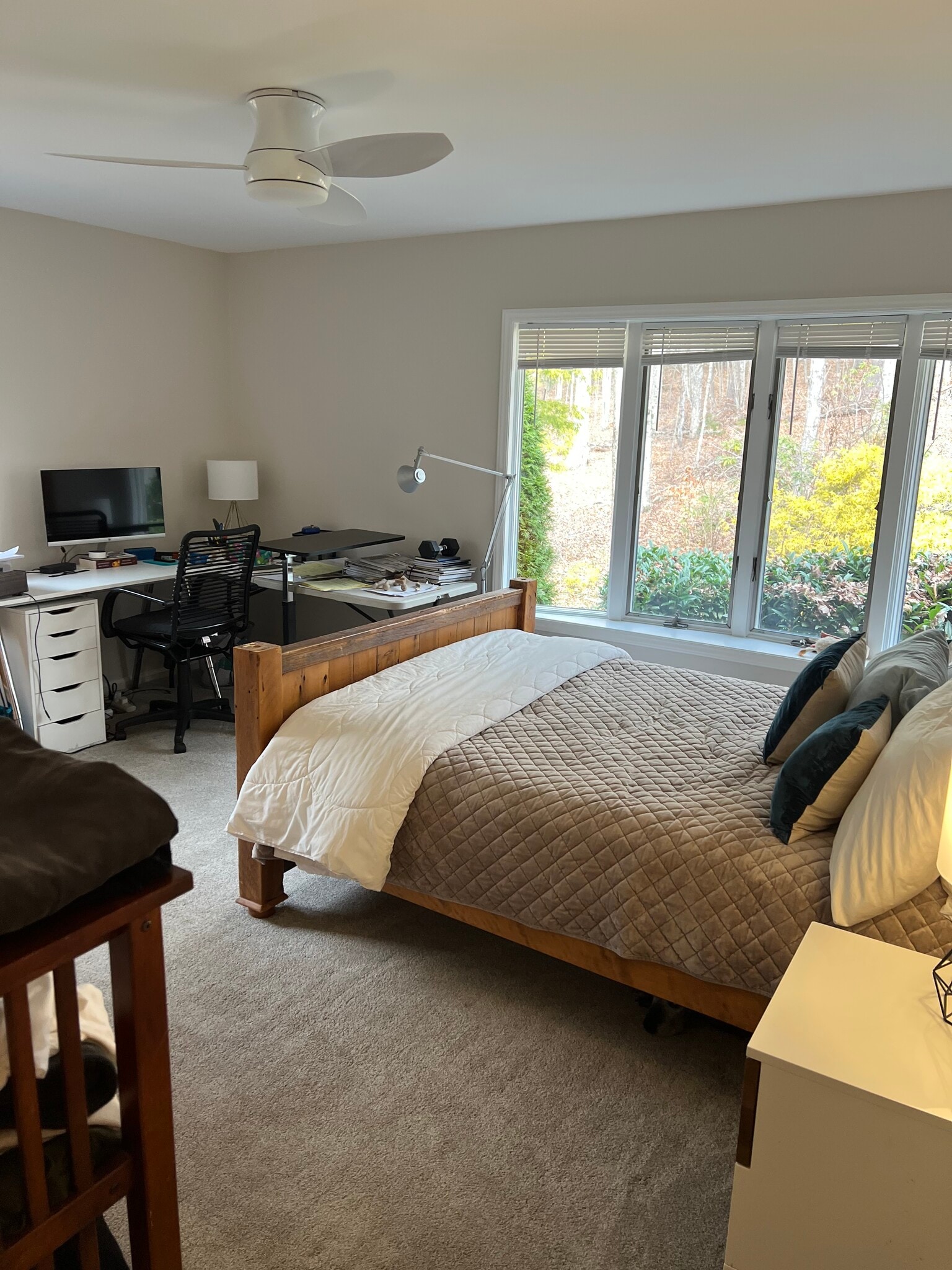 Second bedroom upstairs with en suite bathroom - 45 Pentland Hills Dr