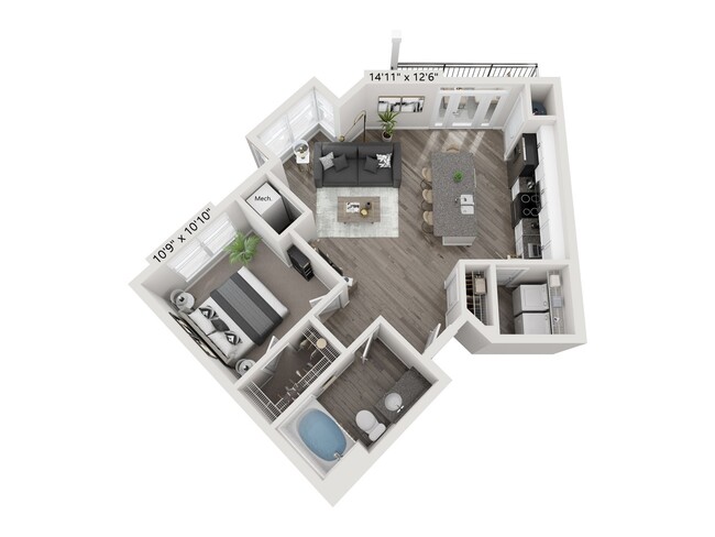 Floorplan - City Gate Apartment Homes