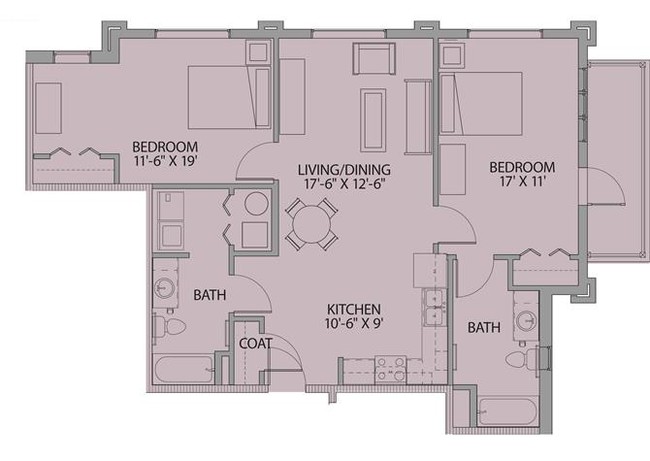 Floorplan - The Lofts at Southside Apartments