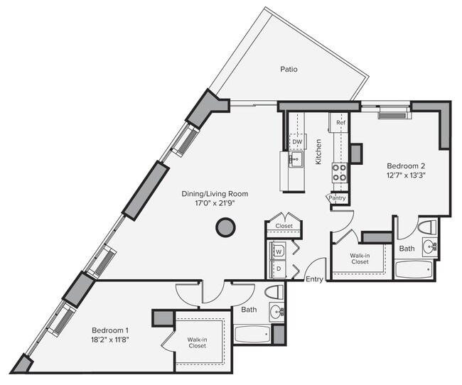 Floorplan - Avalon Riverview South Tower