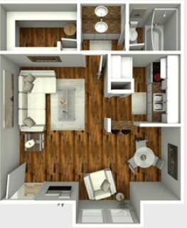 Interior Photo - Corridor at Westchase