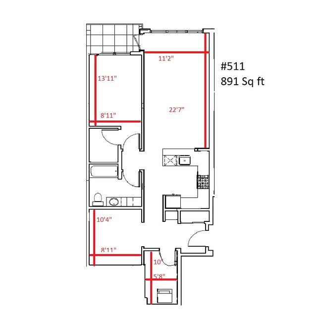 Floorplan - Latitude Apartments