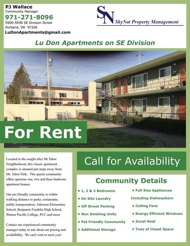 Building Photo - GREAT ground FLOOR pet FRIENDLY  apartment HOME in MT TABOR!