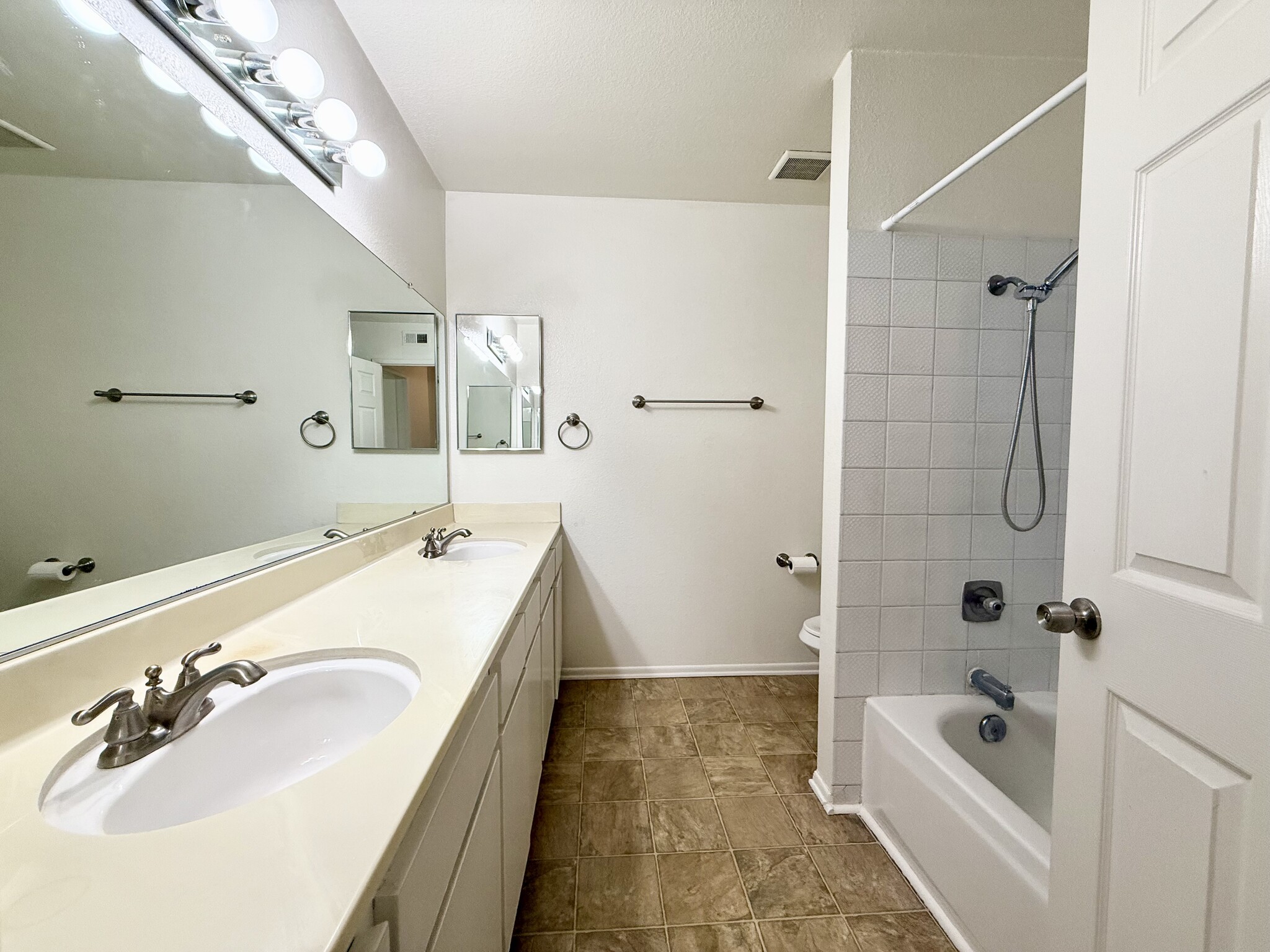 Upstairs Bathroom with Double Sink - 750 E 5th St