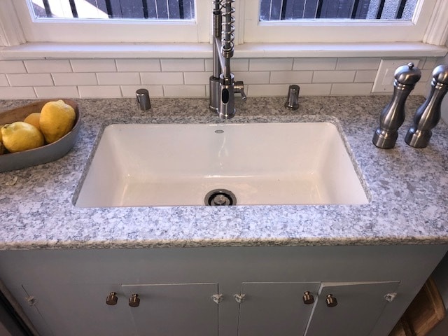 New farmhouse sink, garbage disposal, quartz and butcher block counters - 1444 Silver Lake Blvd