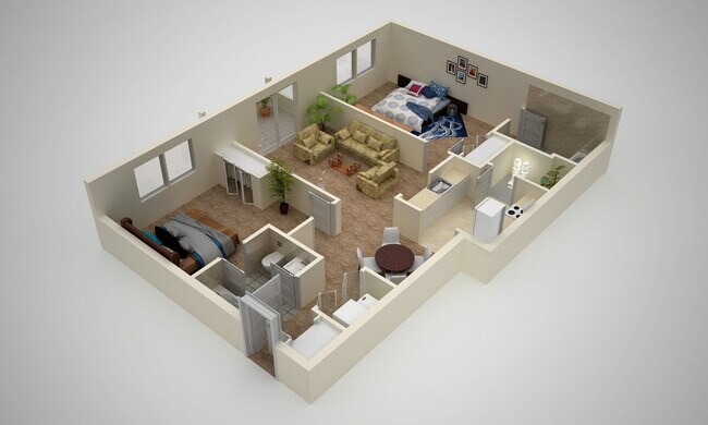 Floorplan - Apartments at Iron Ridge