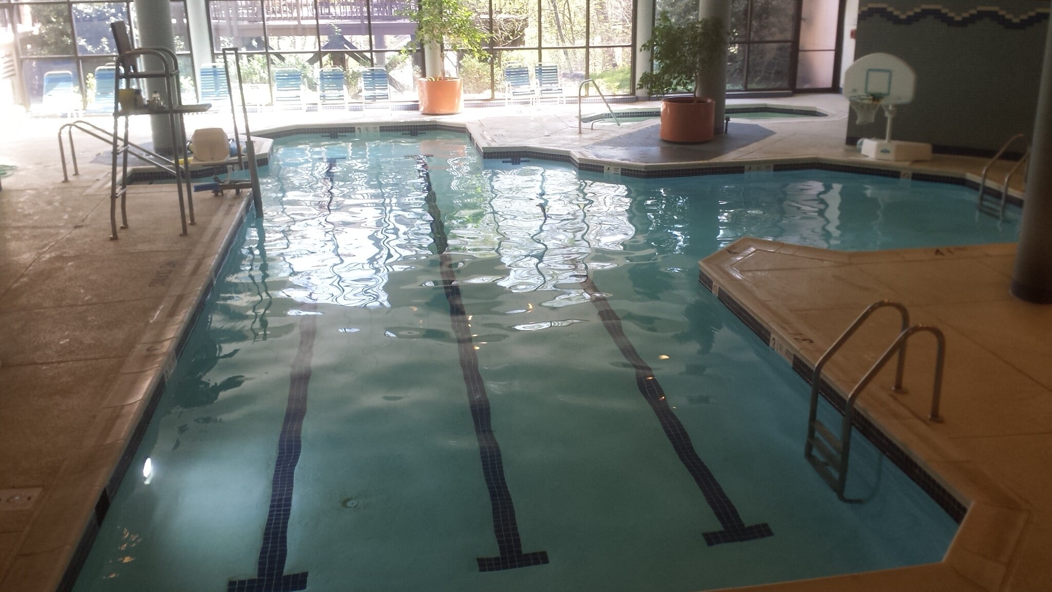 Indoor pool and hot tub - 5901 Mt Eagle Dr