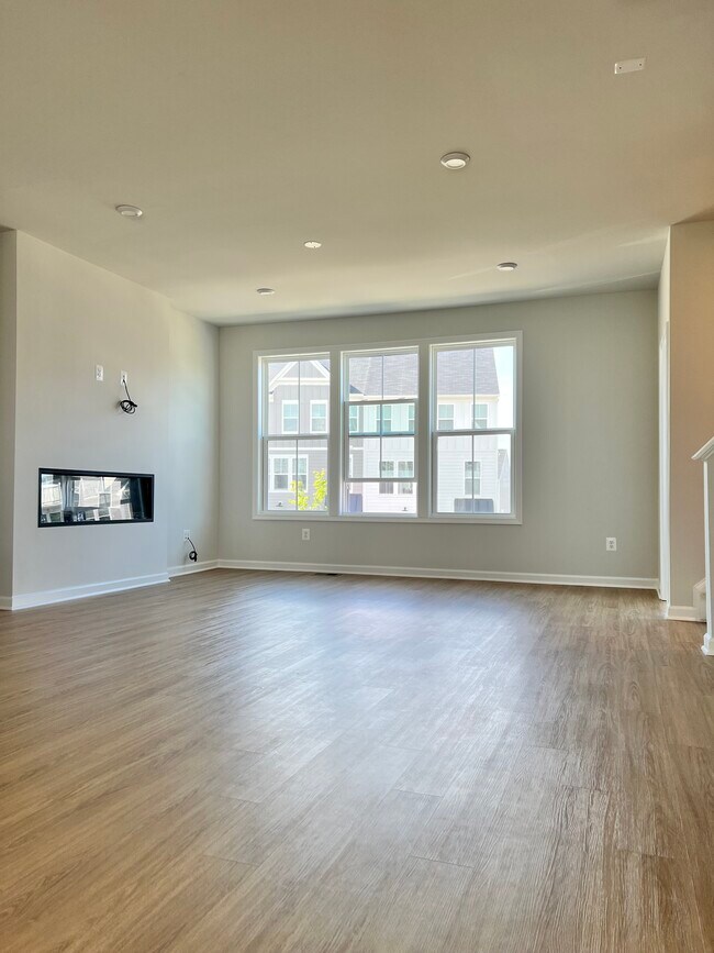 Living Room Electric Fireplace - 4511 Dupree St