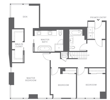 3BR/2BA - Blu SF