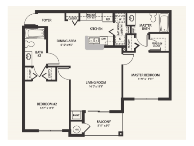 Floorplan - Laurel Oaks