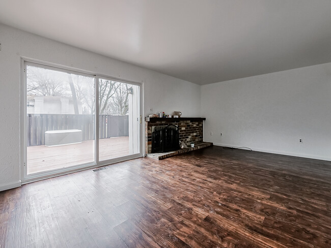 Living Room with Fireplace - 2134 Wickham St