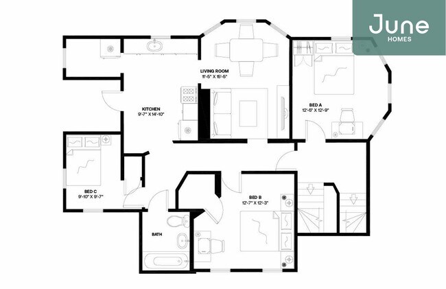 Building Photo - Full room in 6-bed/2.0-bath Home