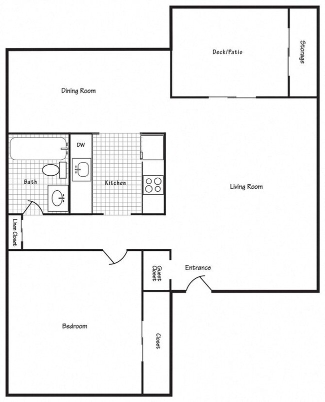 Floorplan - Royal Oaks Apartments