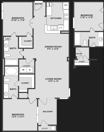 3BR/3BA - White Flint Station