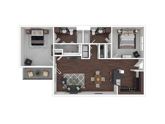 Floorplan - The Braxton at Trolley Square