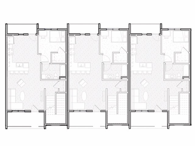 4x4 Town Home 3 Plex 1st Floor - Student | Uncommon Wilmington