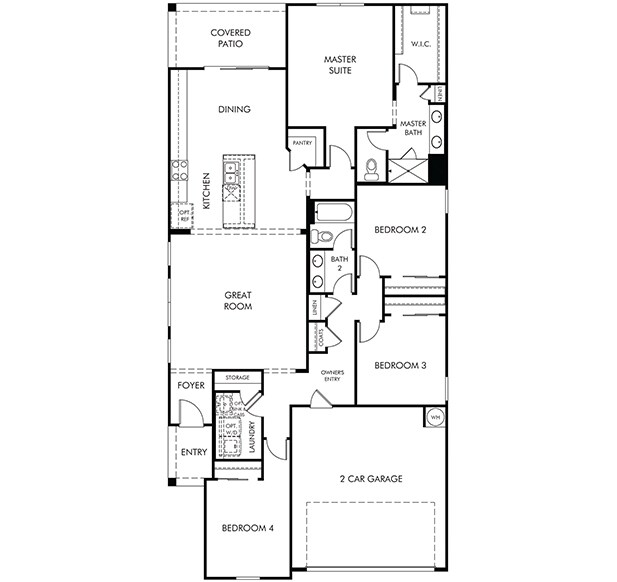 Floorplan - 1870 sq ft - 2185 S 237th Dr