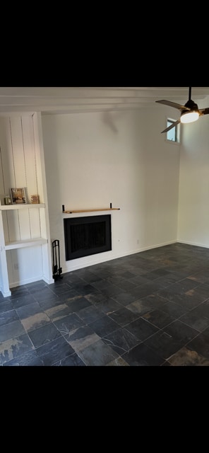 Wood burning fireplace & bookcase - 23501 Ave La Caza Ave