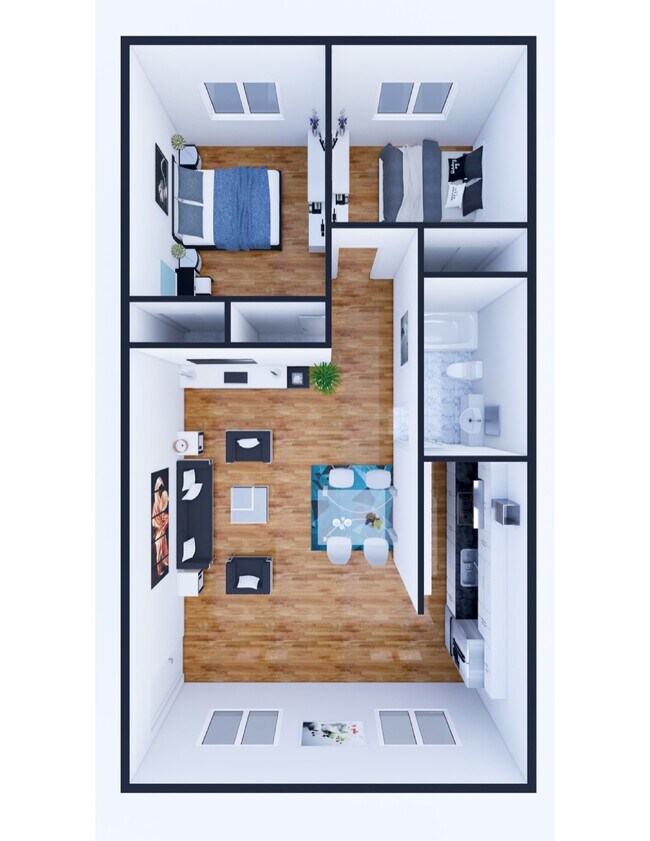 Floorplan - Tuscan Valley Apartments