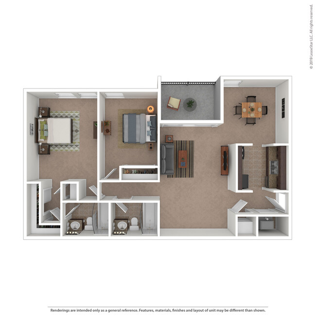 Floorplan - The Habitat Apartments