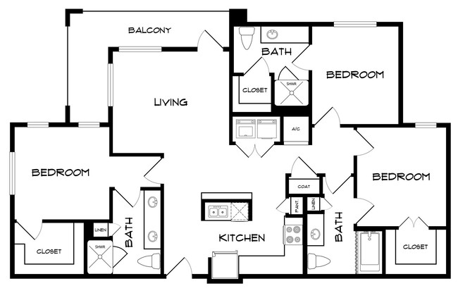 Floorplan - Windsor Apartments