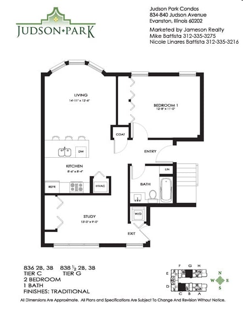 2BR/1BA - 834-40 Judson Ave.