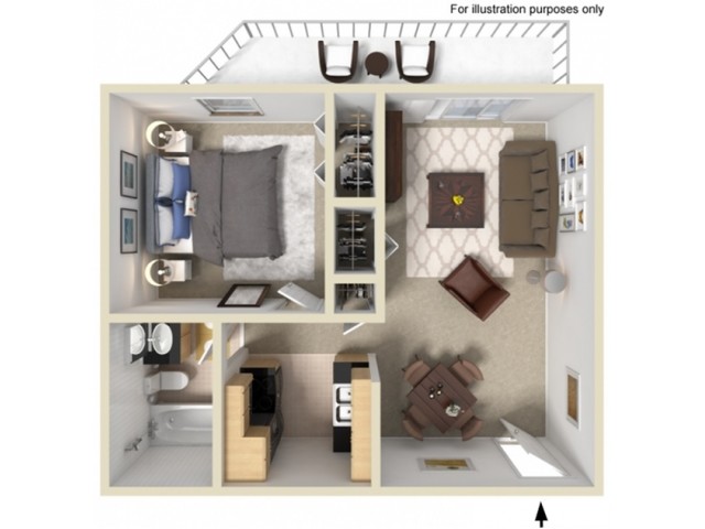 Floorplan - Valley York Apartments