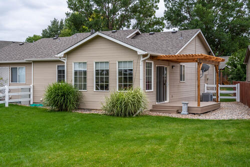 Rear Exterior Covered Deck Yard - 197 Johnson Dr