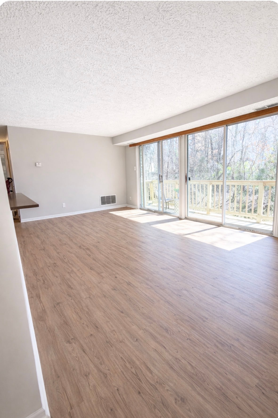 Actual living room photo with out virtual staging - 32 Sequoia Ct