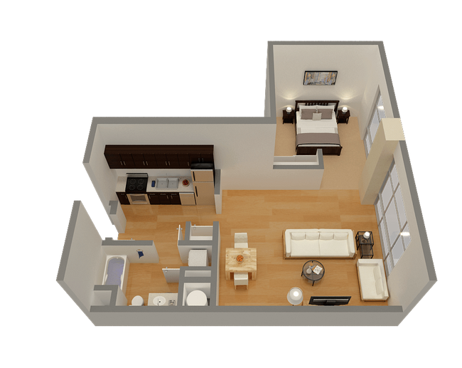 Floorplan - 800J Lofts