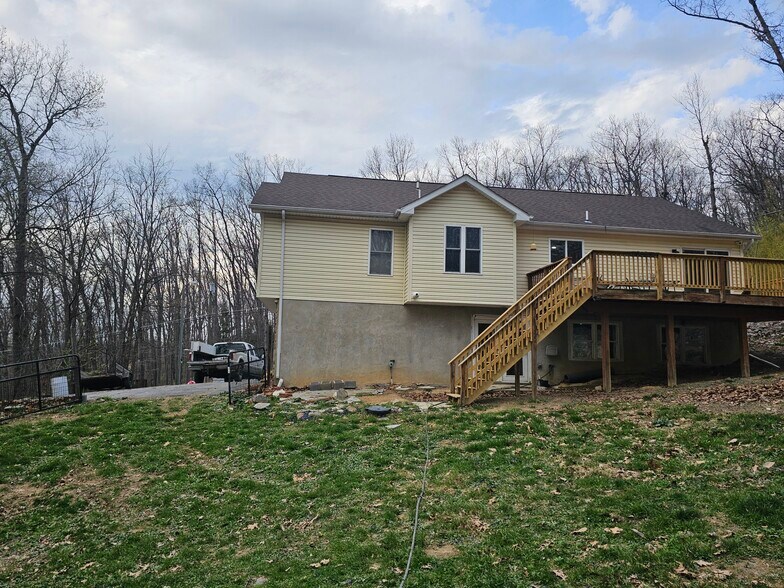 Rear of house - 852 Gray Fox Rd