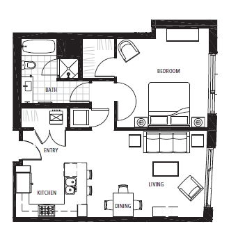 1BR/1BA - Richards Court